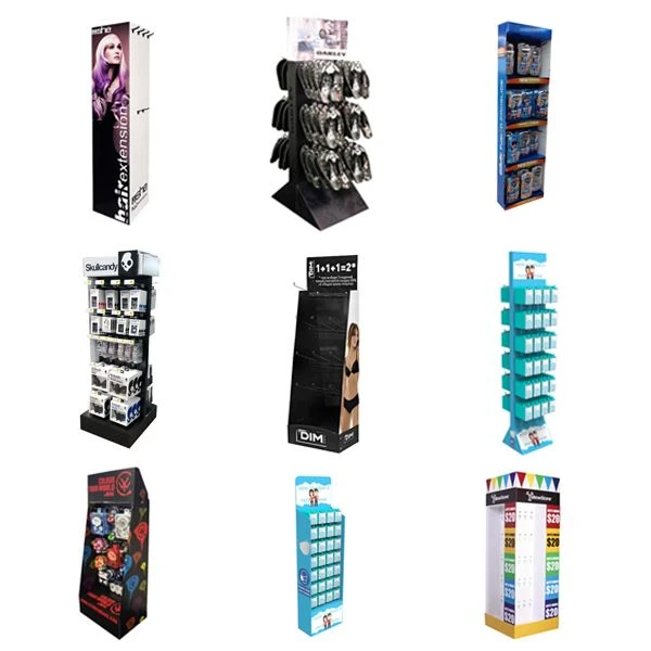 2 Sides Cardboard Eyewear Display Stand