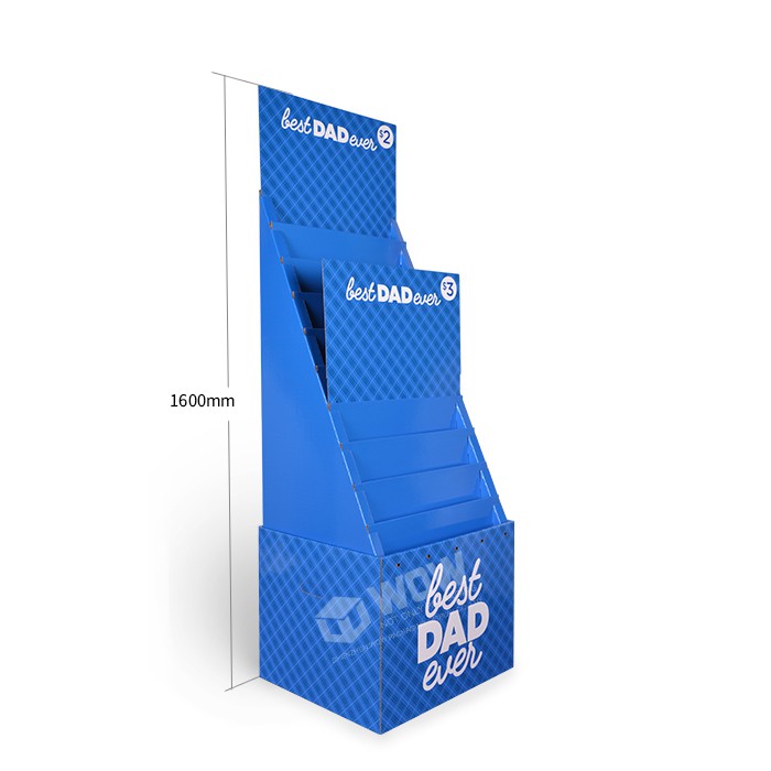 Bespoke ​Greeting Card Floor Cardboard Display Rack